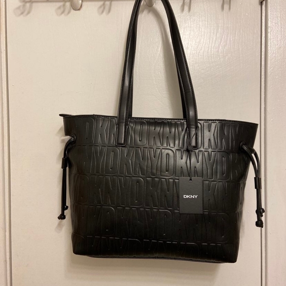 DKNY Judy Embossed Signatures Zip Tote - Picture 7 of 7